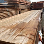 Ca. 56x Douglas planken geschaafd, 18x145mm, lengte 500cm